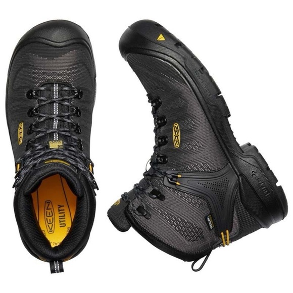 New KEEN Utility Men's 6" Dearborn Waterproof Carbon-Fiber Toe Work Boot Sz 11 - Picture 13 of 13